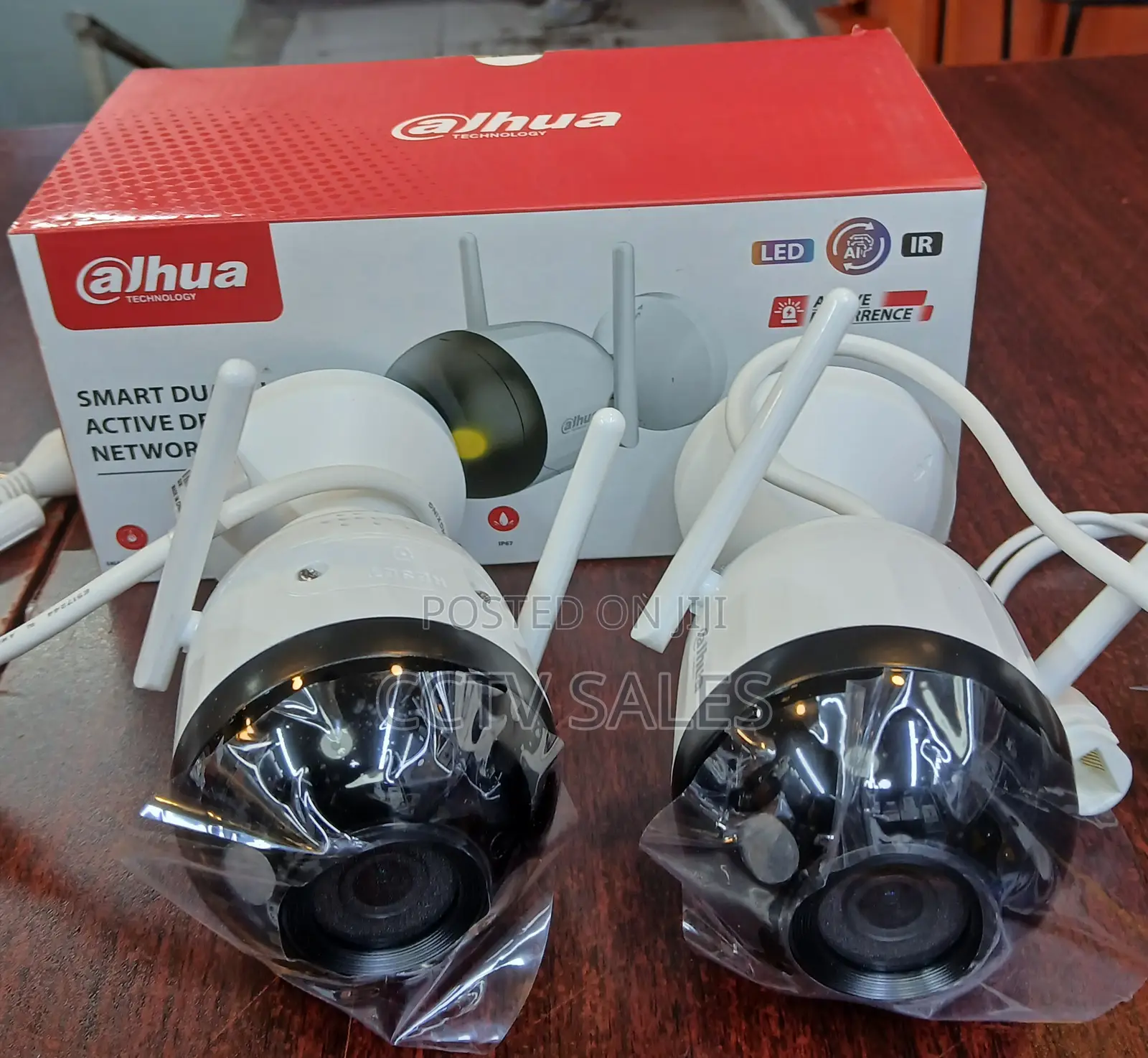 Wide Angle Lens Dahua 2mp Fixed-Focal Wi-Fi Bullet Network Camera