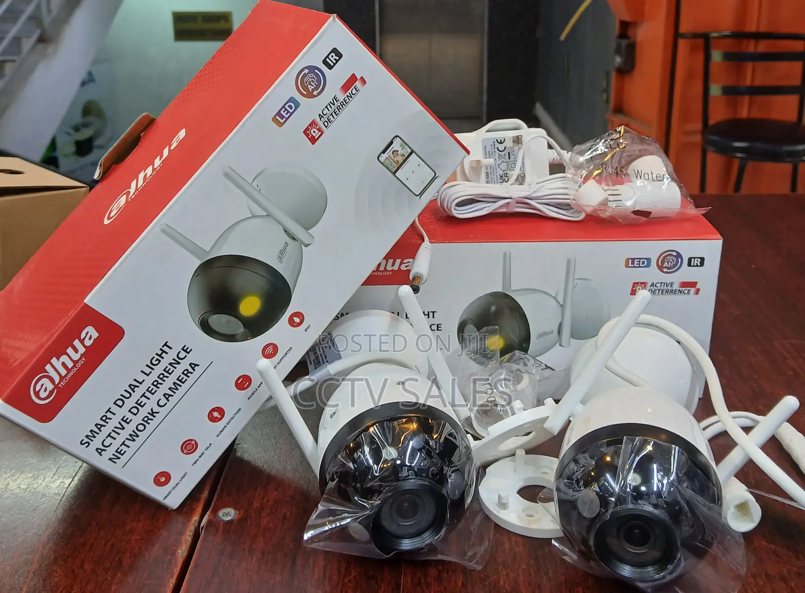 Active Deterrence Dahua 2mp Fixed-Focal Wi-Fi Bullet Network Camera