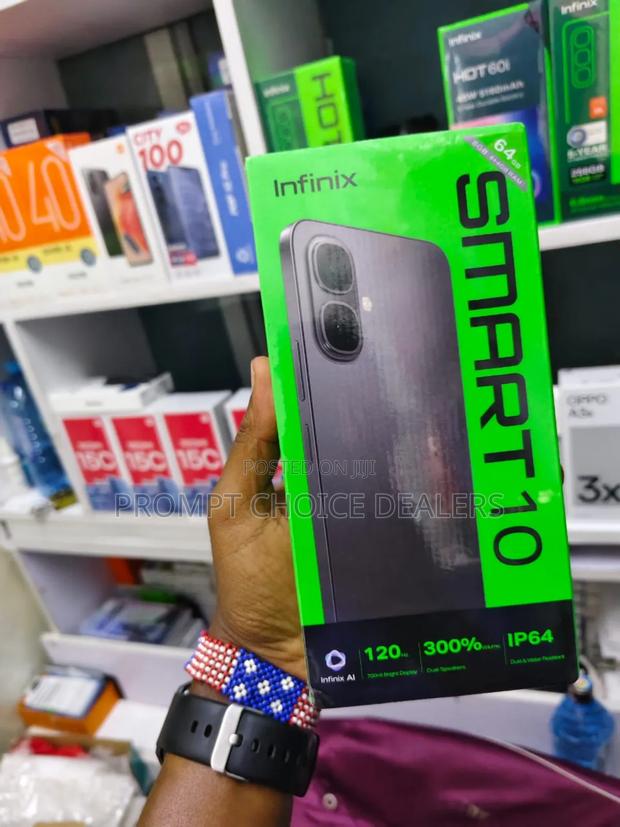 New Infinix Smart 10 64 GB Black - main view