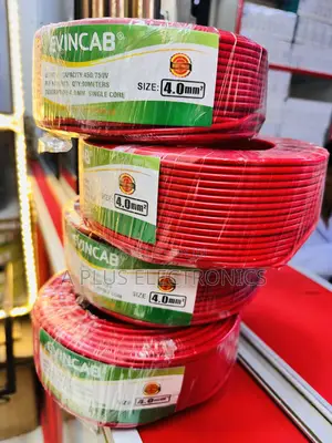 Evincab 4.0mm Single Core Wiring Cable 90m(Red) – Original Pure Copper