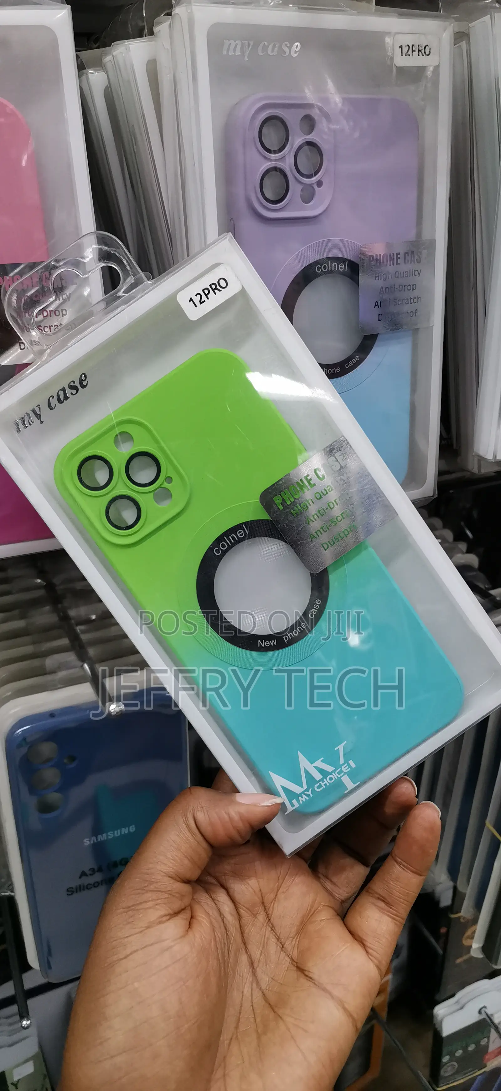Bloss iPhone 12 Pro Magsafe Colnel Case With Lens Protector /Logocut