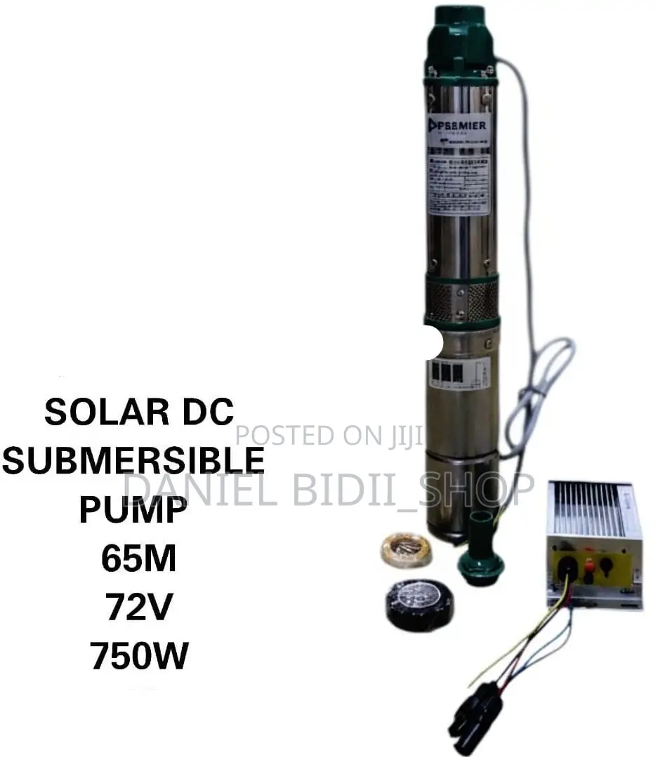 Premier Submersible Waterpump For Dc Solar 72v 65mtrs 1inch