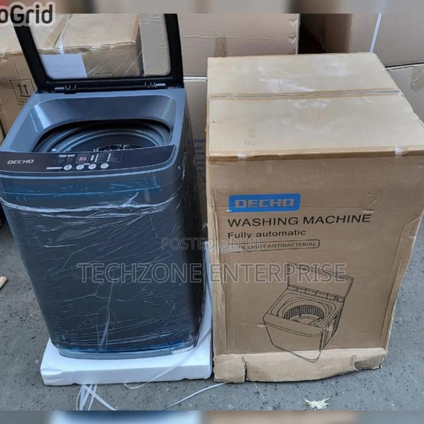 Decho 10kg Top Load Fully Automated, Dark Silver 