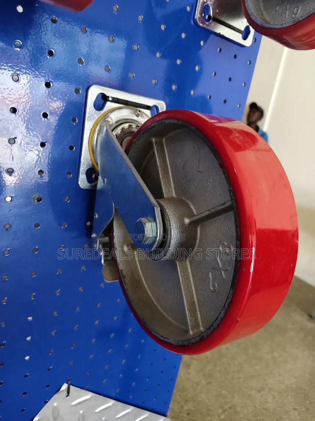 Fixed Castor Wheels  8" * 2" - thumbnail 4