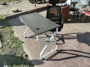 Headrest Chair and Metallic Study Table Available
