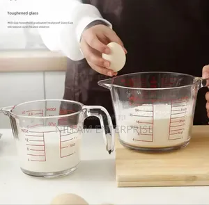 1000ml Glass Measuring Cup With Scale and Handle*