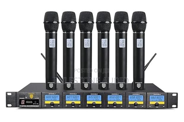 Proreck Mx66 6-Channel Uhf Wireless Microphone System