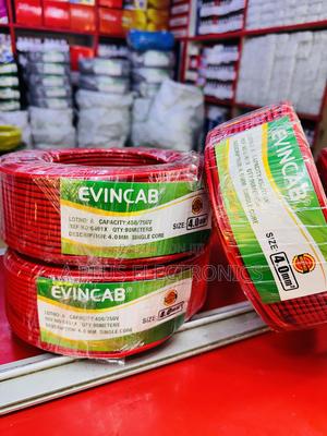 Evincab 4.0mm Single Core Wiring Cable 90m(Red) – Strong, Reliable - thumbnail 2