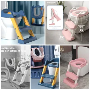 Baby Auxiliary Toilet Ladder Folding Seat for Kids Training