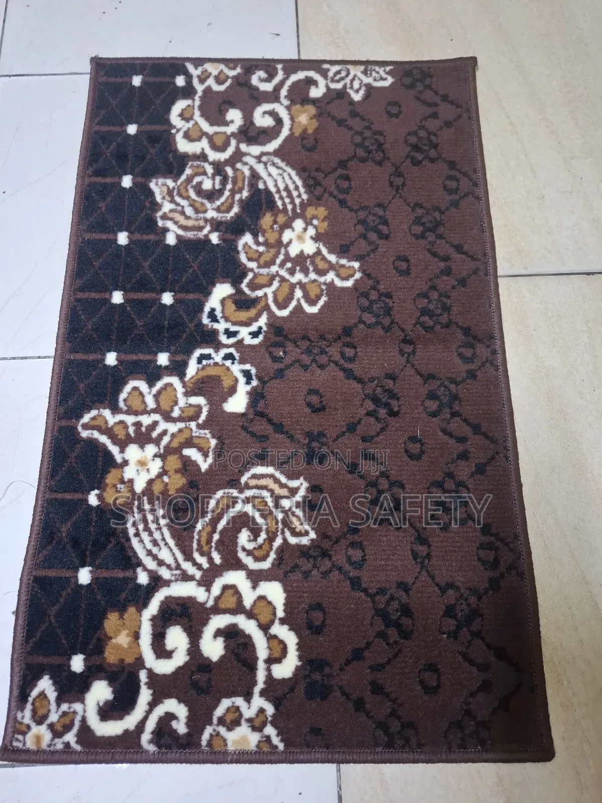 Flowered Door Mat