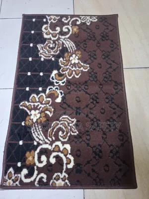 Flowered Door Mat