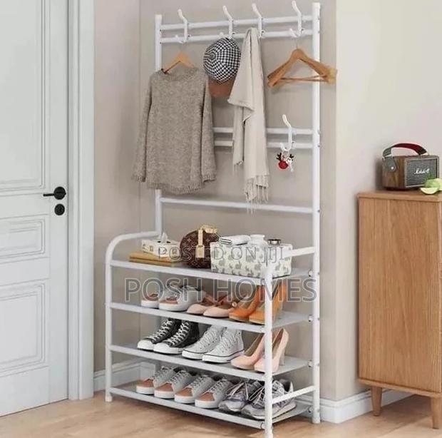 Quality Shoe Rack White Multipurpose - main view