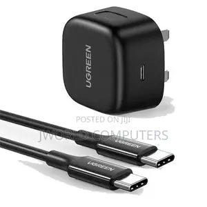 Ugreen Usb-C 67w Pd Gan Tech Power Adapter Uk+3 Dc Connectors