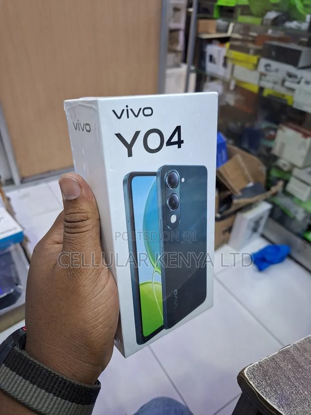 New Vivo Y04 64 GB Black - thumbnail 3
