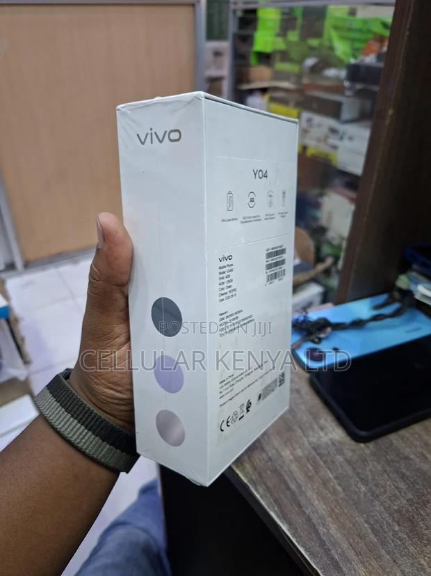 New Vivo Y04 64 GB Black - thumbnail 4