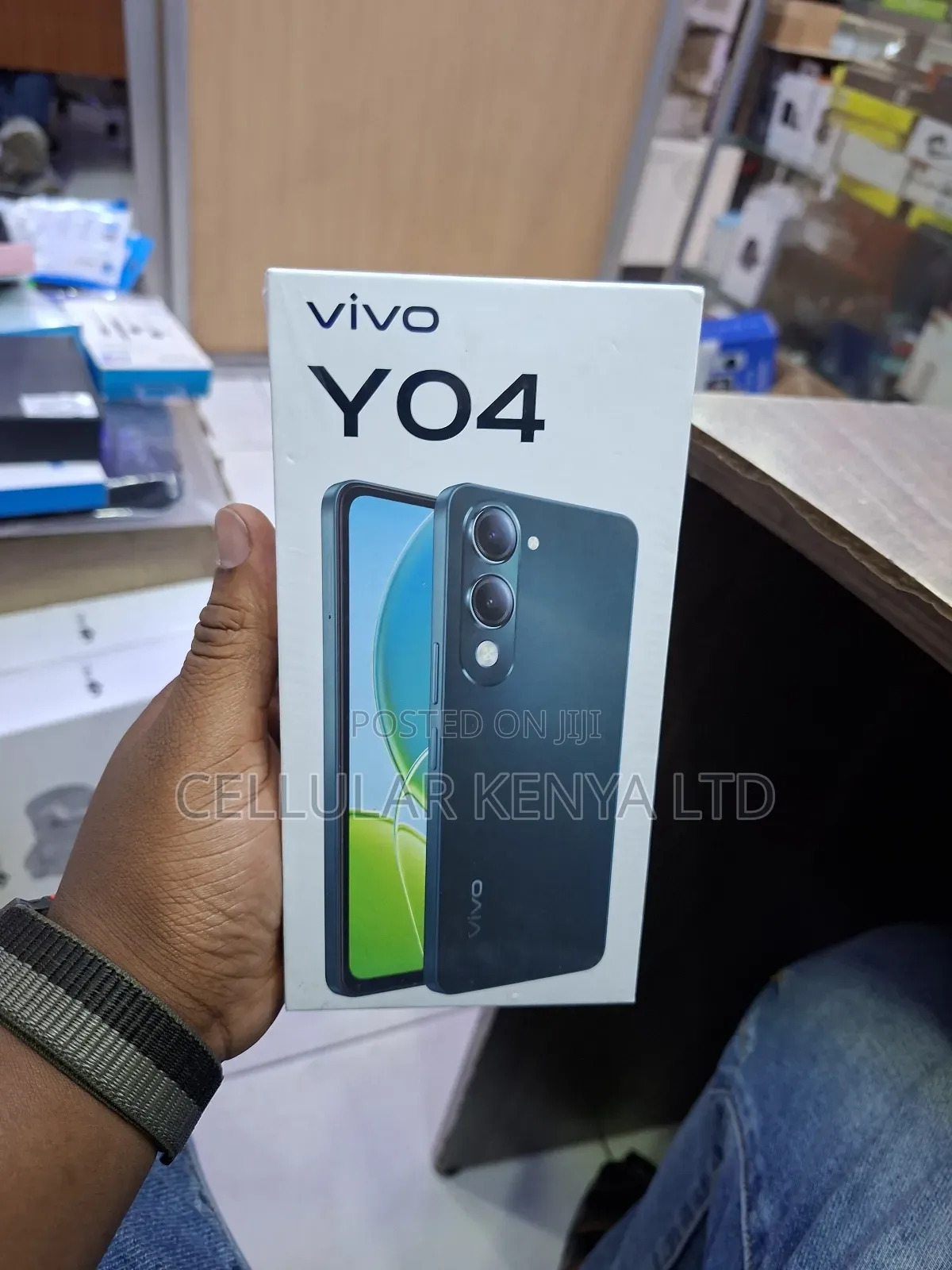 New Vivo Y04 128 GB Black