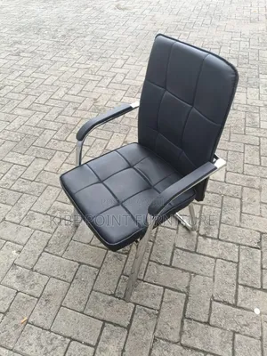 Waiting Metallic Office Chair Available