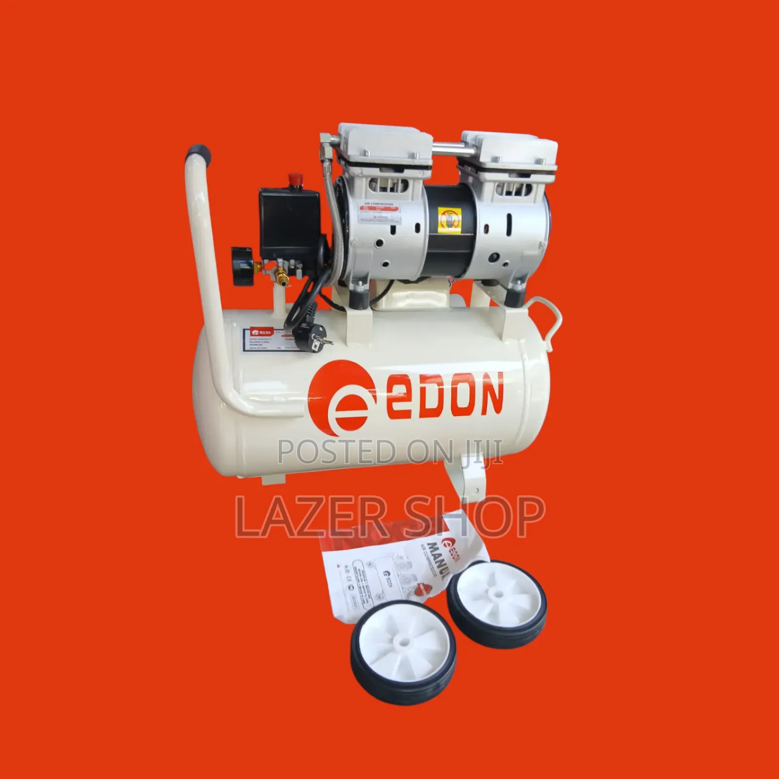 Edon Silent Compressor With One Motor
25l