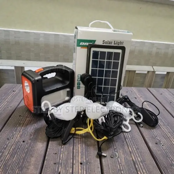 Dat at-9011b Portable Solar Power System With Mp3 Player and Usb Ports