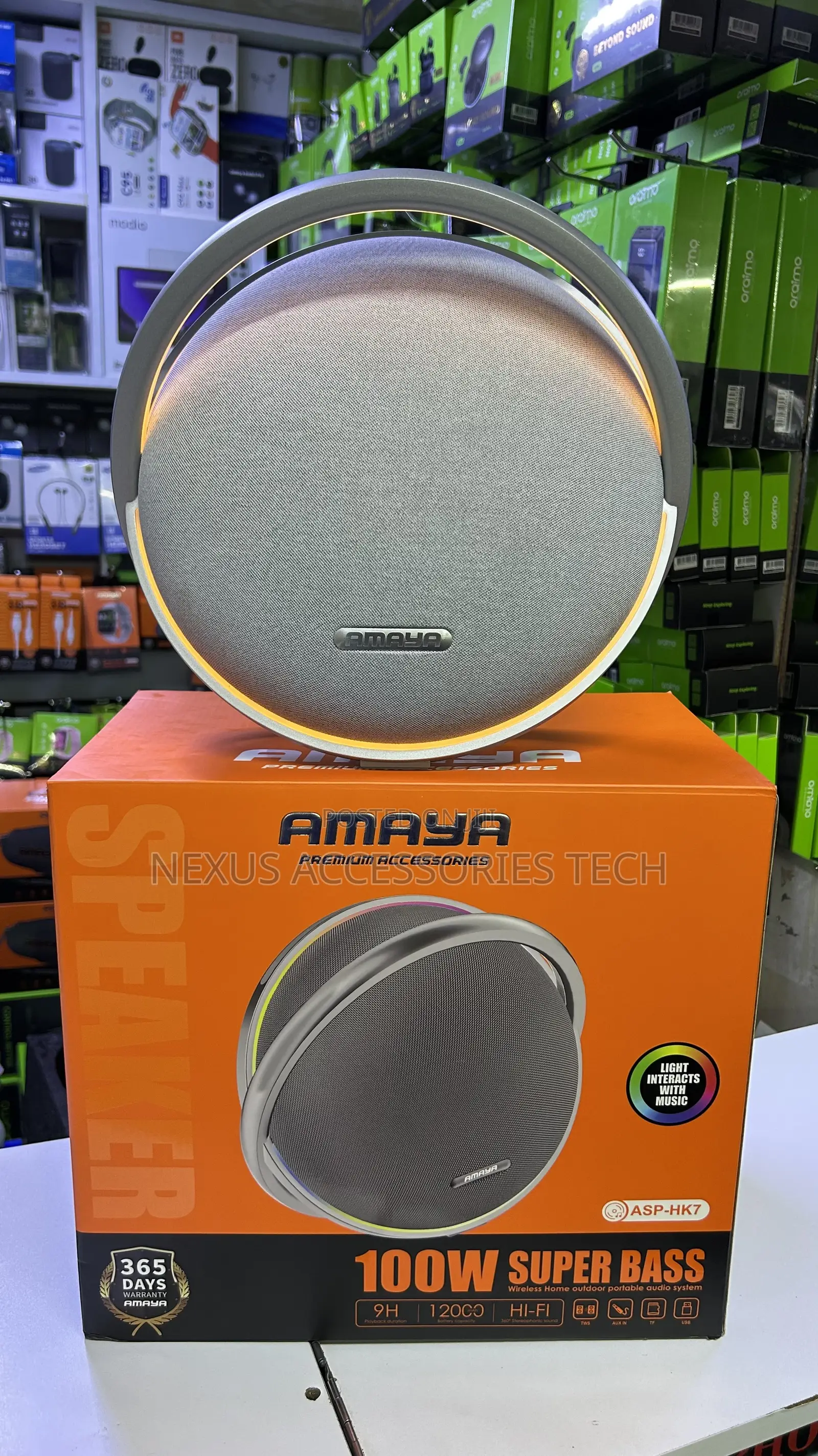 Amaya 100w Bluetooth Speaker/Super Bass/Loud and Clear