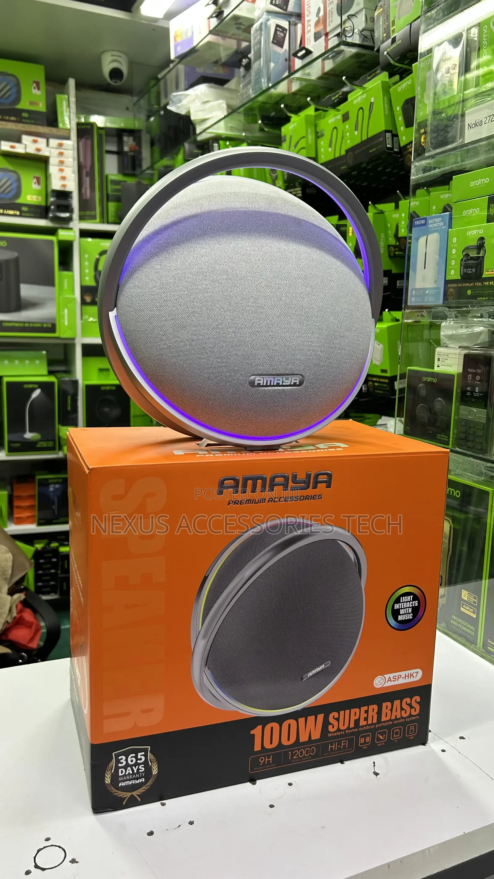Amaya 100w Bluetooth Speaker/Super Bass/Loud and Clear