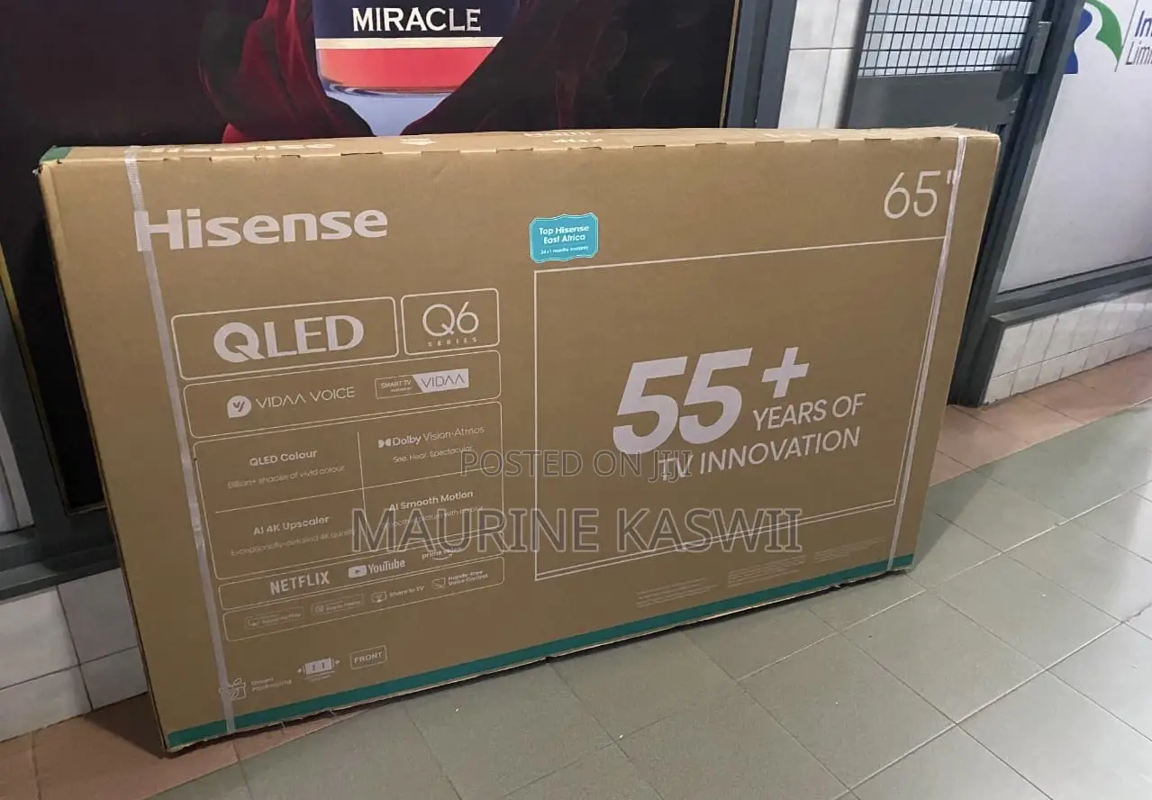 Hisense Qled 65”Uhd Smart Frameless-2026