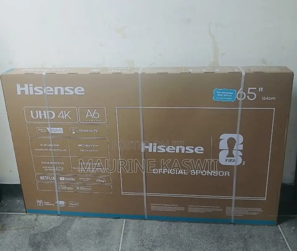 Hisense 65” A6 Frameless Tv-2026