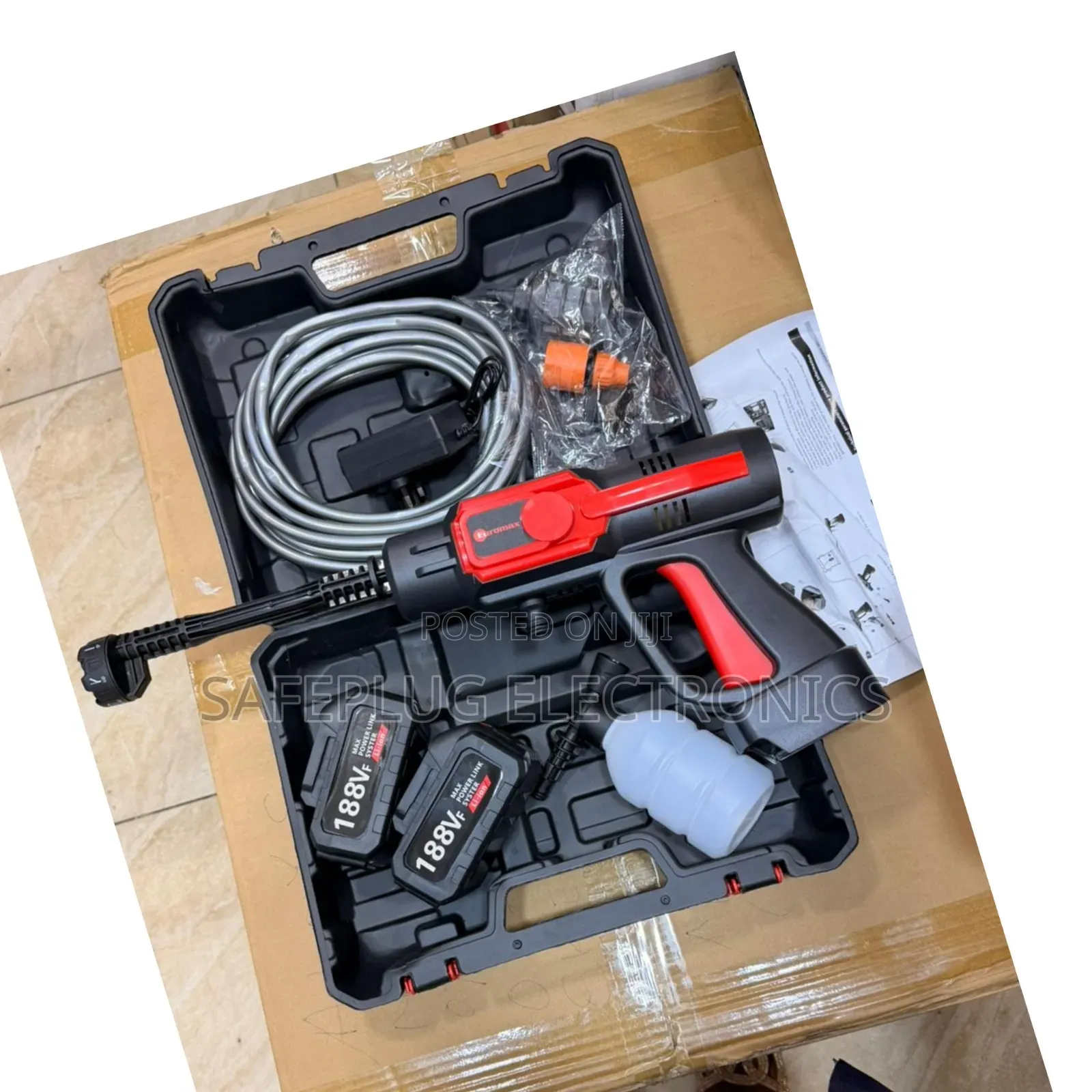 Car Washer Gun 188vf Wash Gun | Digital Pressure Display |