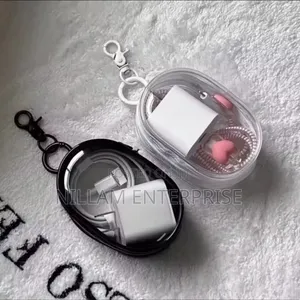 Portable Mini Clear Zipper Storage Bag*