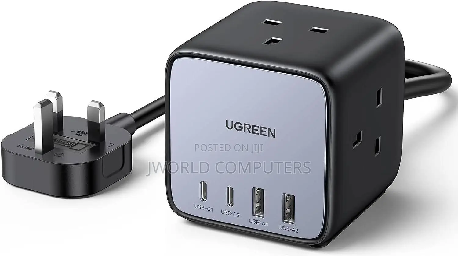 Ugreen Diginest Cube Power Strip (3 Ac Outlets
