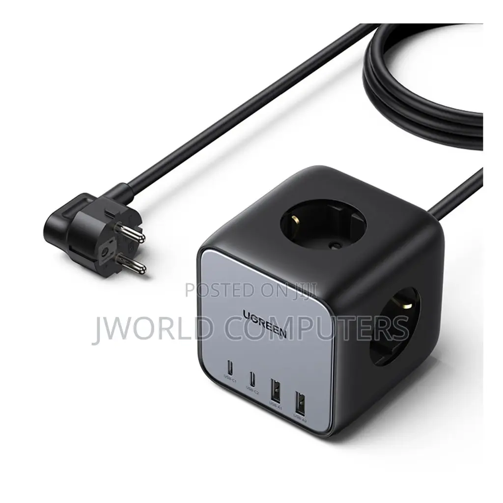 Ugreen Diginest Cube Power Strip (3 Ac Outlets
