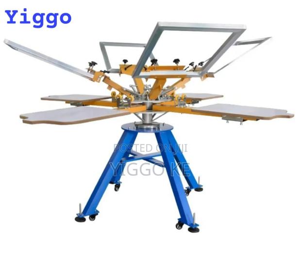 Practical 4 Colors 4 Multi-Stations Screen Printer for Printing Shop