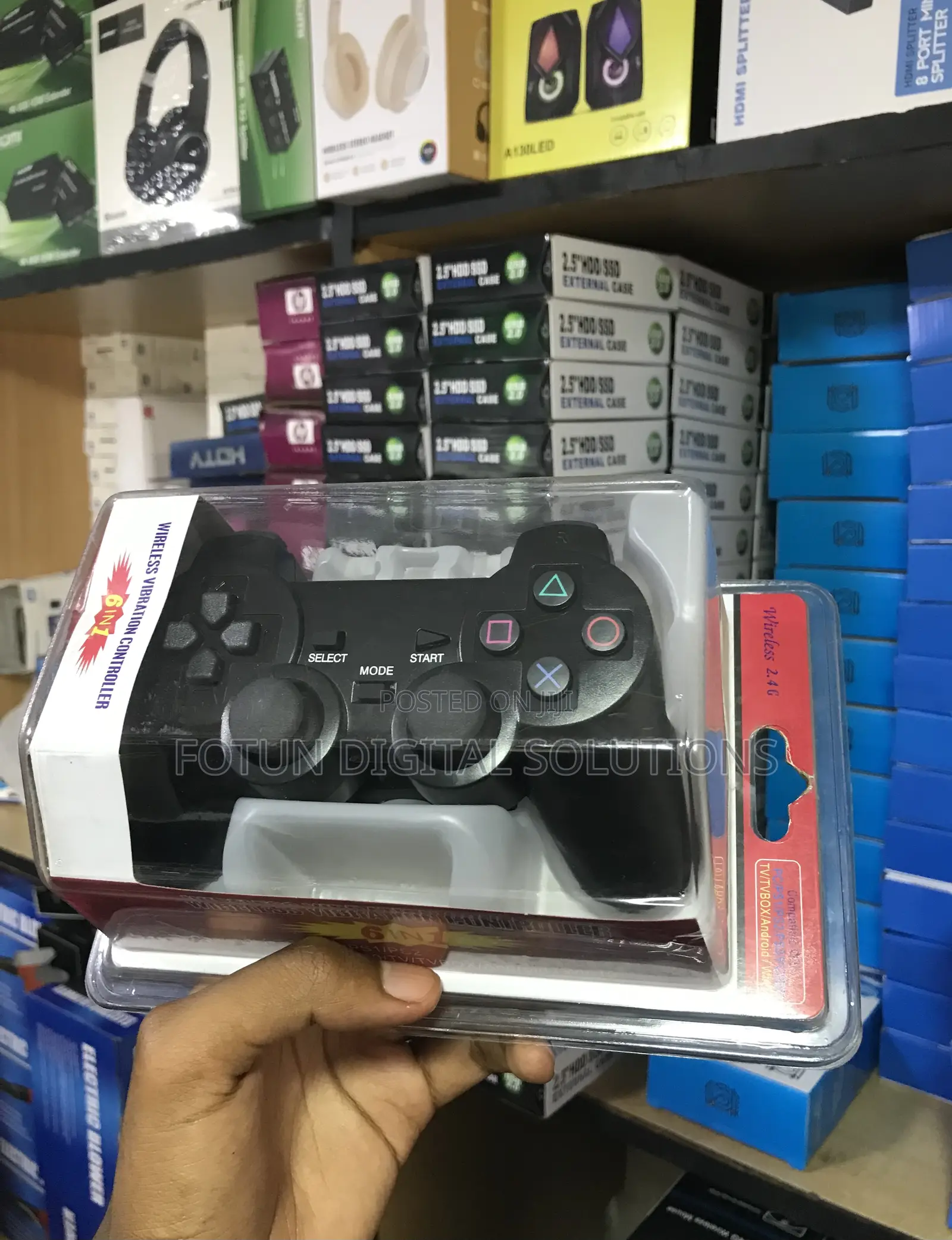 Wireless Controller for Retro Gaming - 6-in-1 Ps1/Ps2/Ps3 Pc