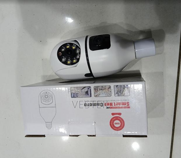 V380 Dual Lens Wifi PTZ Bulb Camera Wifi Dual CCTV