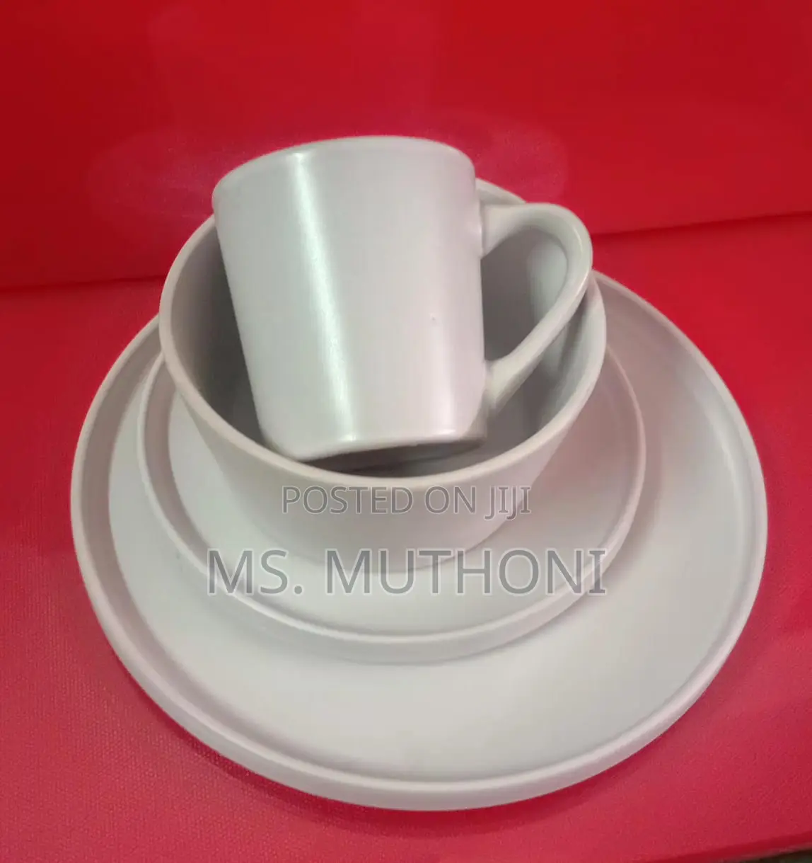 Black,Green and White , 24/32 PCS Heavy and Quality Dinner Sets