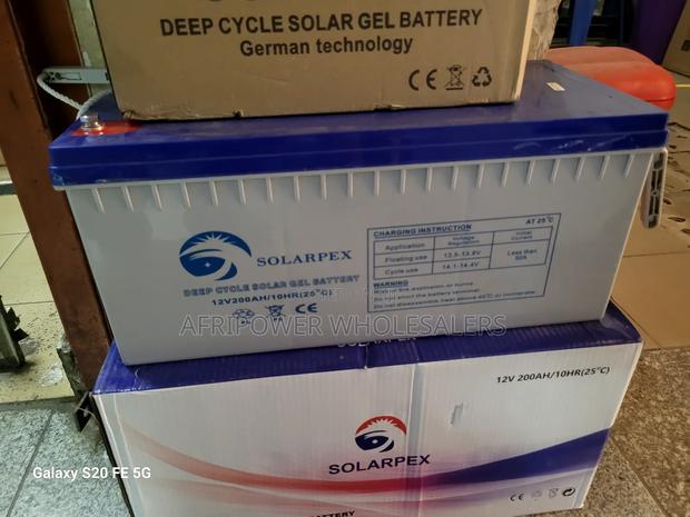 Solapex N200 / 200ah Solar Battery Dry Cell