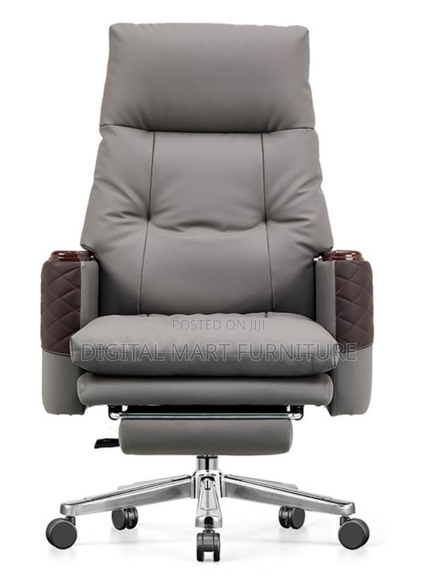Grey Boss Chair With Footrest - thumbnail 4