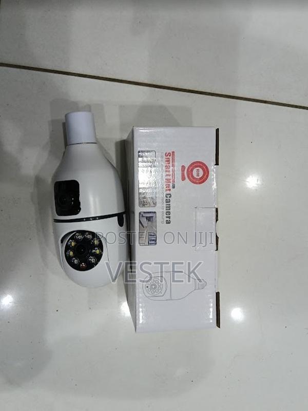 Full Color Night Vision Wireless Wifi CCTV Bulb Camera V380
