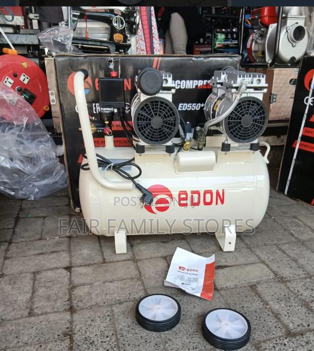 Edon Silent Compressor With 2 Motors 50l - thumbnail 2