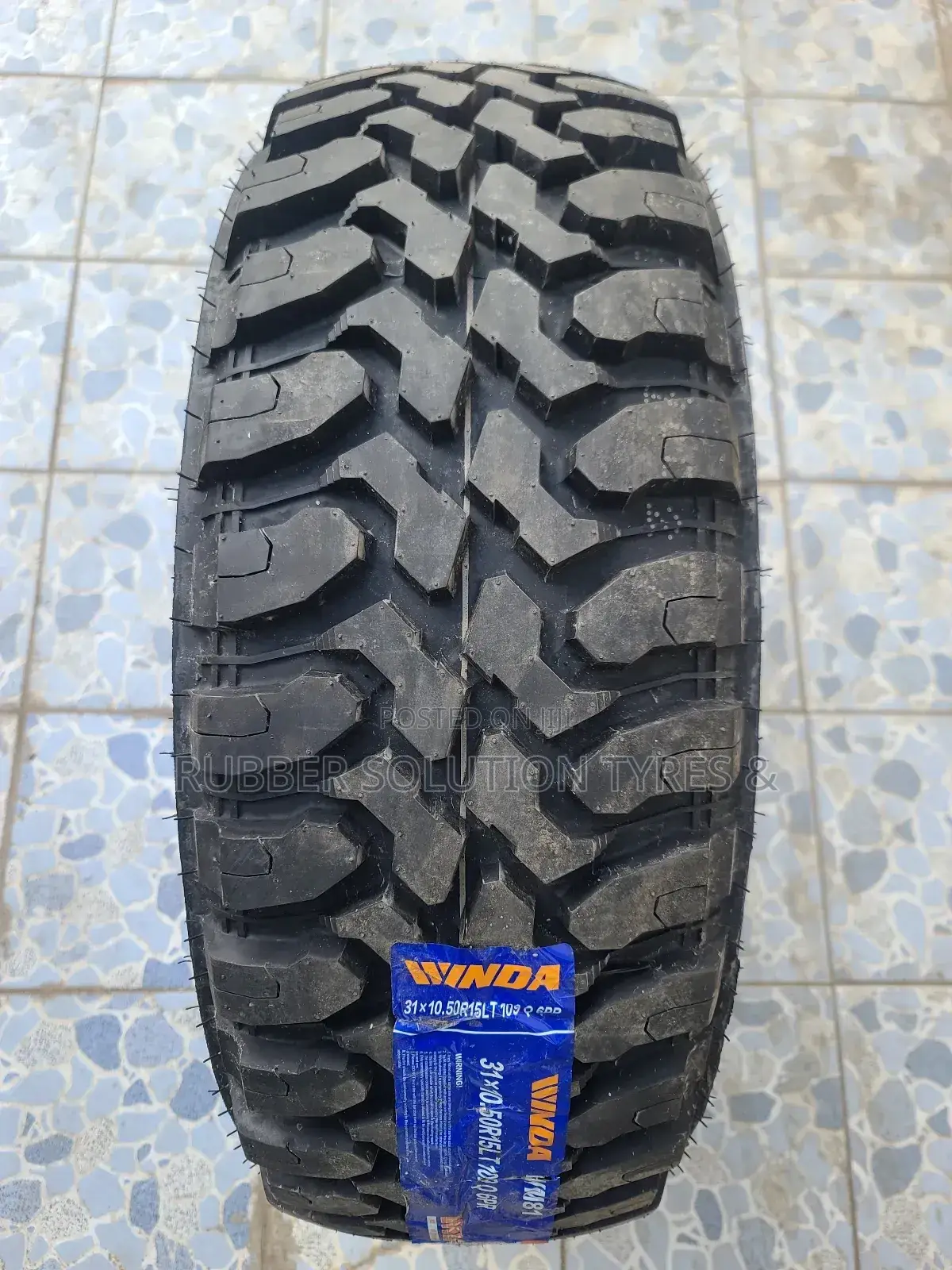 31x10.50 R15 Winda Tyres Lt6pr M/T Mud-Terrain