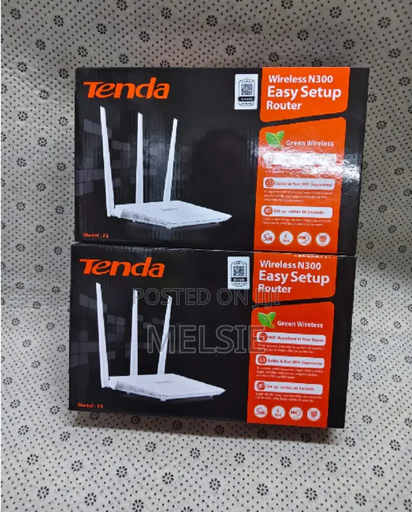 Safe and Reliable Tenda F3 300mbps Wireless Router . . . . . . .