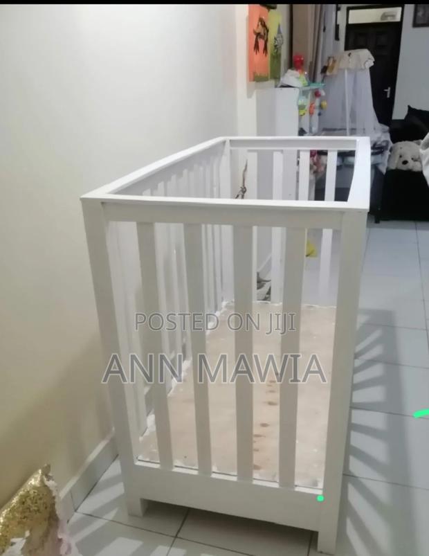 White Baby Cot - thumbnail 4