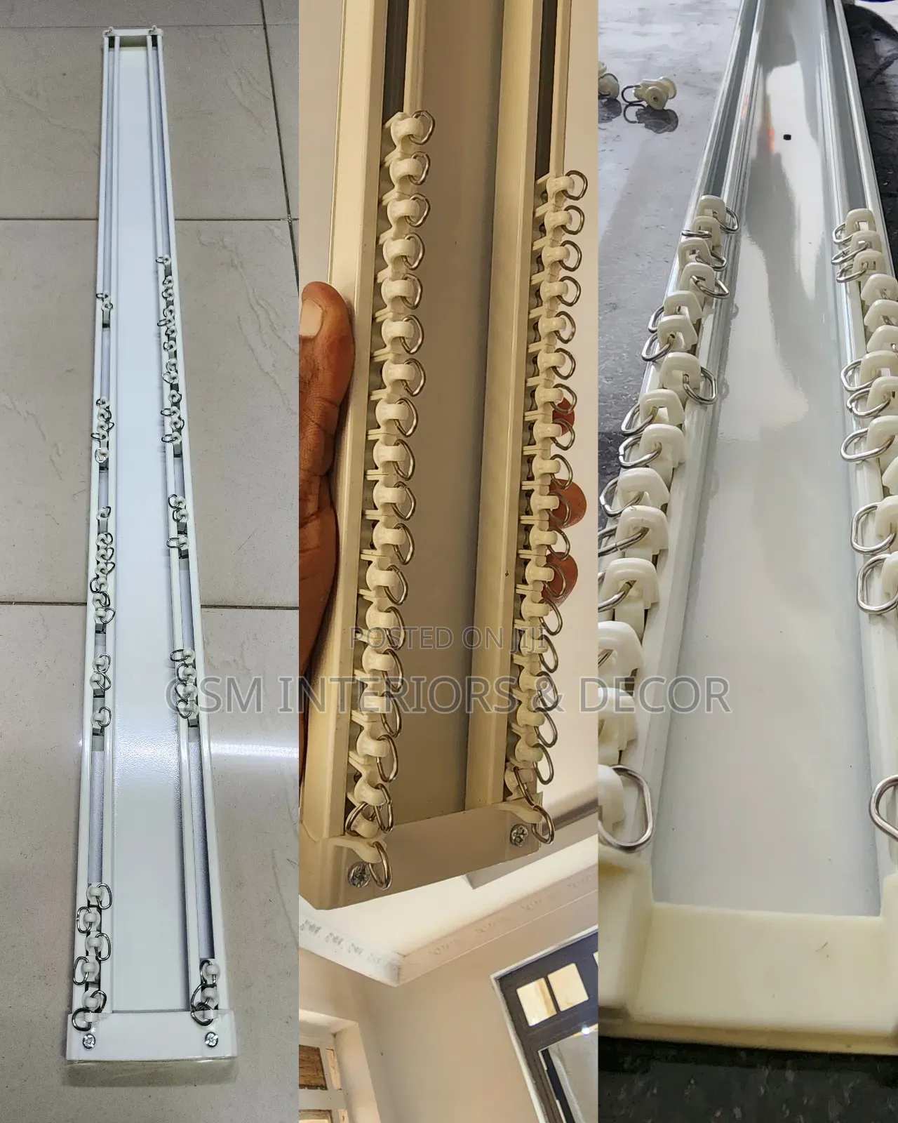 Aluminium Curtain Rails in Home Decor Category Init