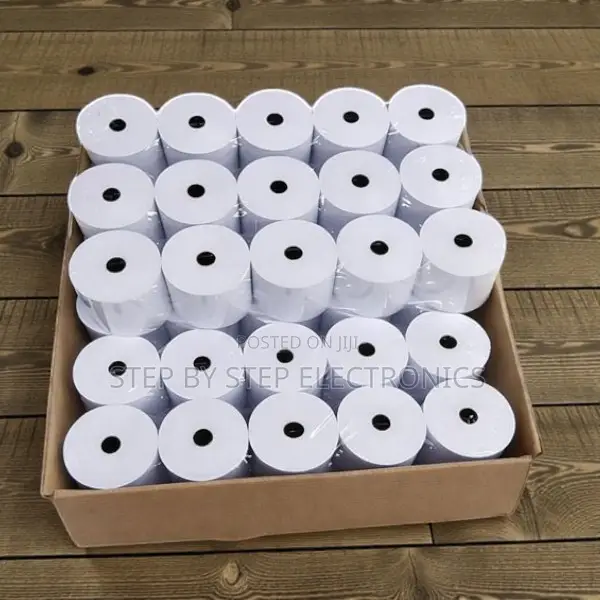 80x 80mm Thermal Paper Rolls Long Shelf Life for Storage