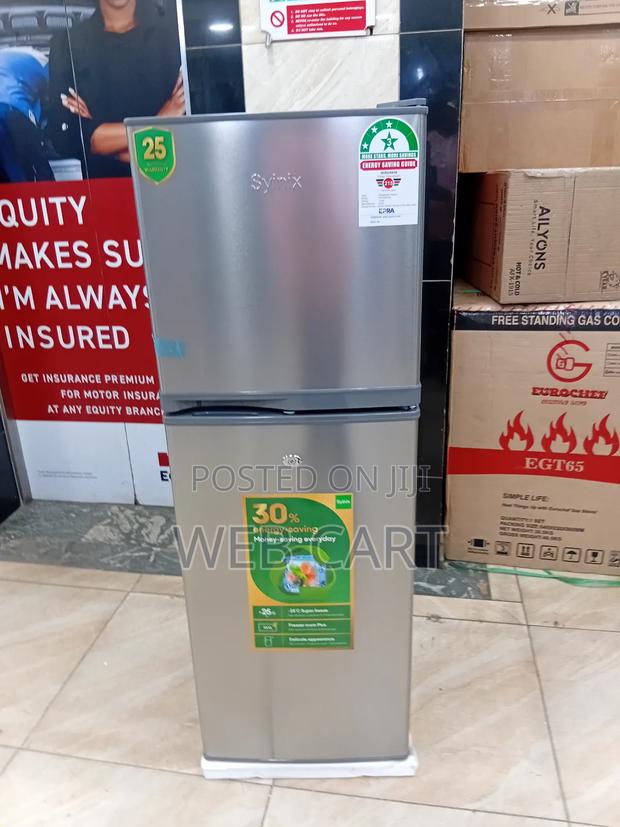 Syinix 137l Double Door Compact Refrigerator - main view