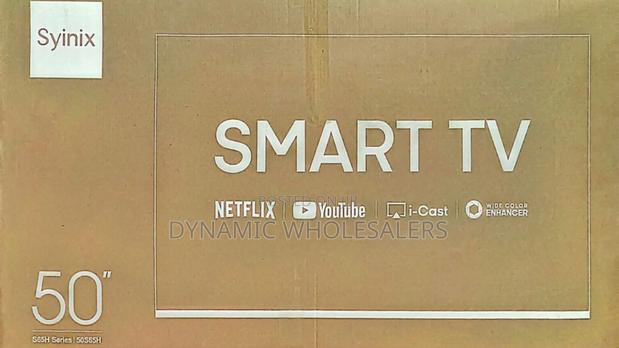 Syinix 50" Uhd Frameless Smart Android Tv