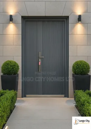 Dark Grey Double Security Door
