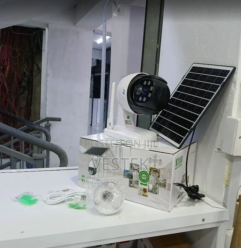 V380 Pro 4g Solar Panel PTZ Camera Solar PTZ Camera