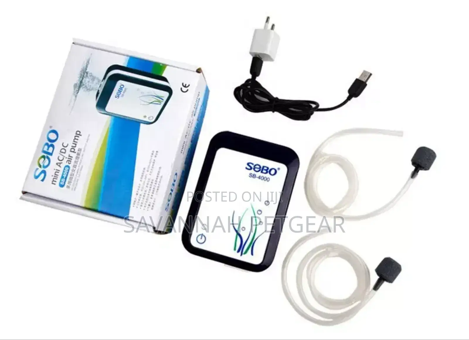 Sobo Sb-4000 Rechargeable Aquarium Air Pump