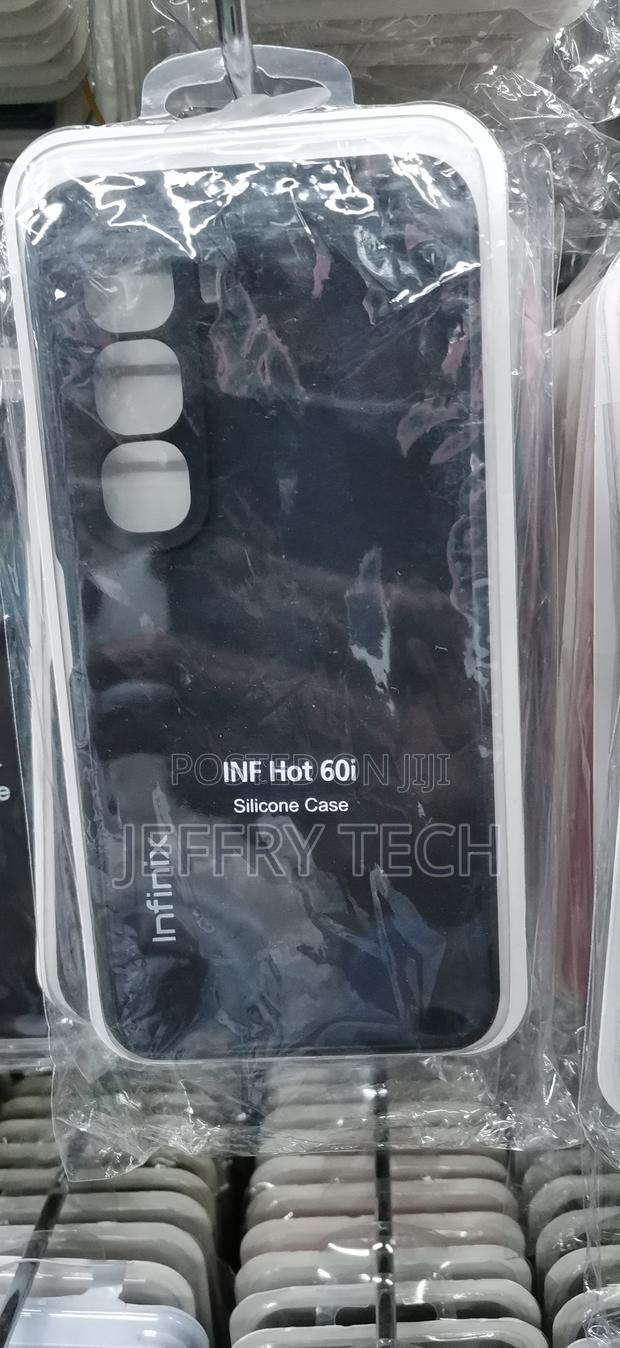 Foani Infinix Hot 60i Silicone Shockproof Cover With Microfiber Lining